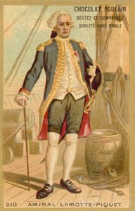 Toussaint-Guillaume Picquet de la Motte, Fransız Amiral (chromolitho)
